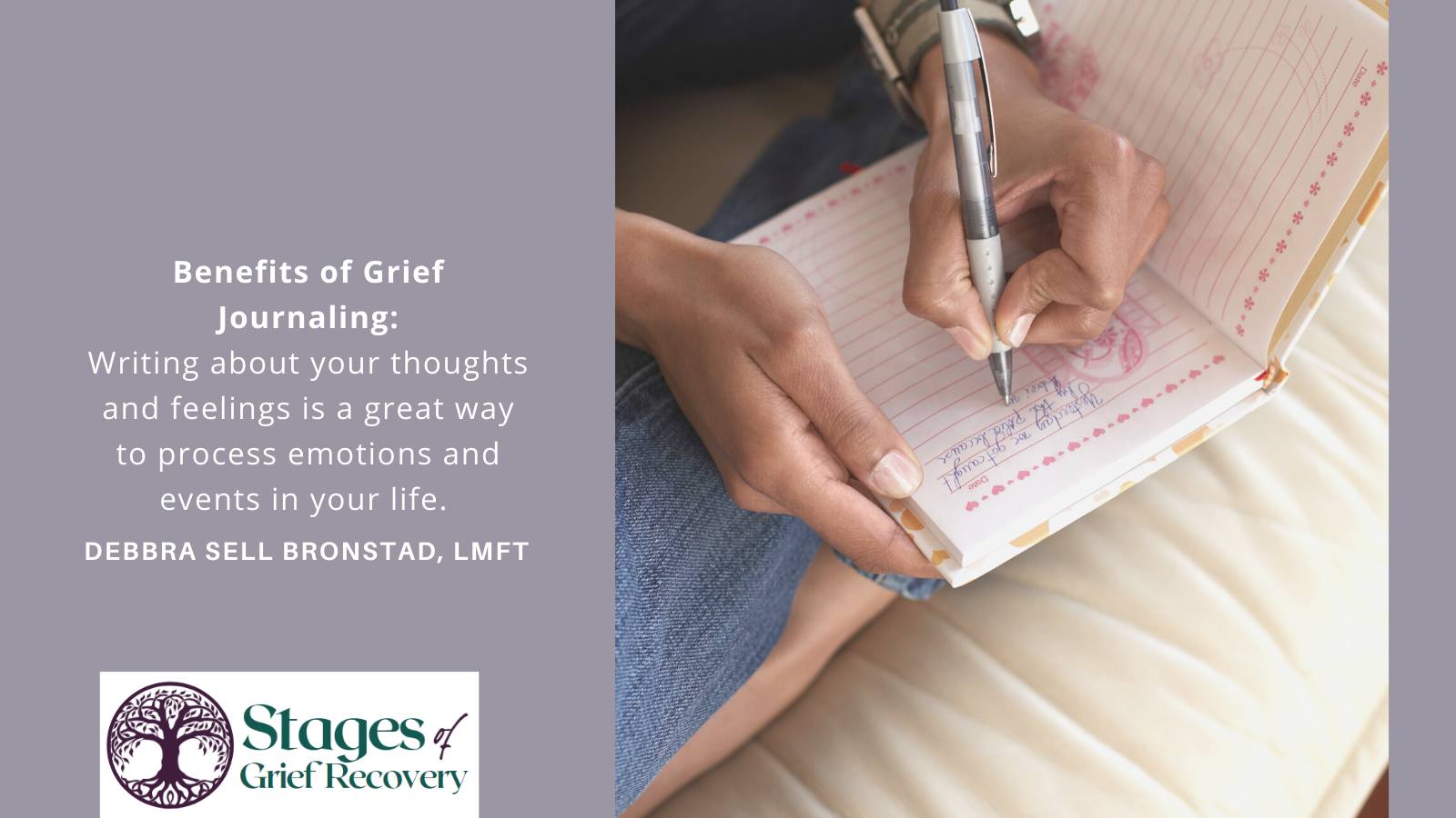 Benefits of grief journaling